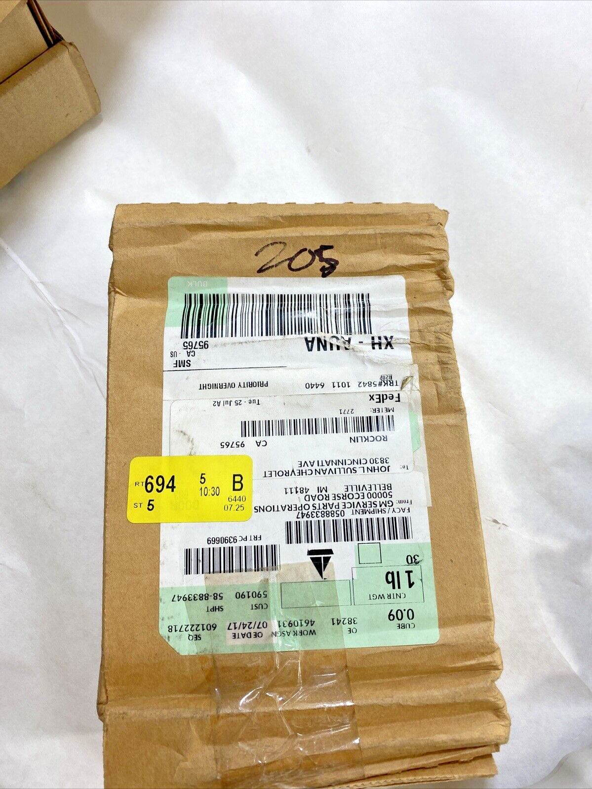 Genuine OEM GM Chevrolet Interior Passenger Side Door Handle 2002-2009 25965489