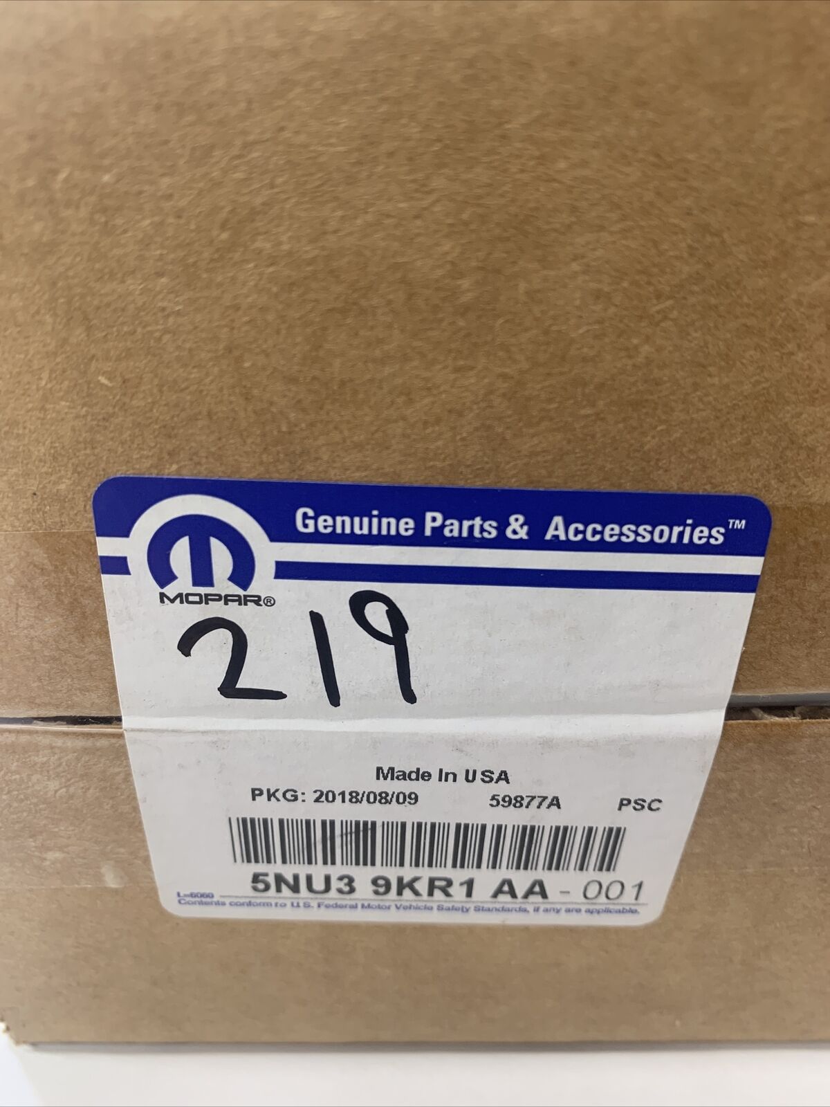 New OEM Mopar Fiat 500 Stripe Tape2013-19 5NU39KR1AA