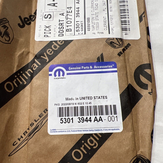 New OEM Genuine Mopar 300 2003-2008 Exhaust Manifold Gasket 53013944AA