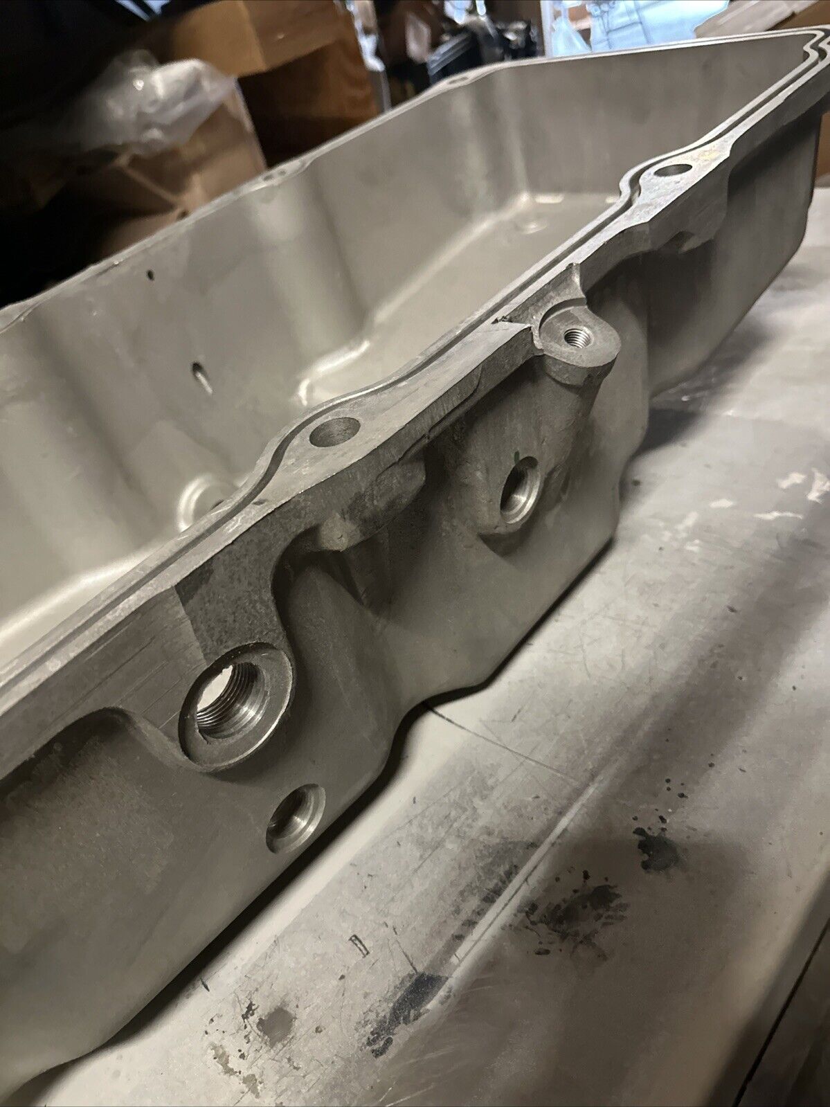 New Genuine OEM Detroit Diesel Oil Pan NOS 23529250