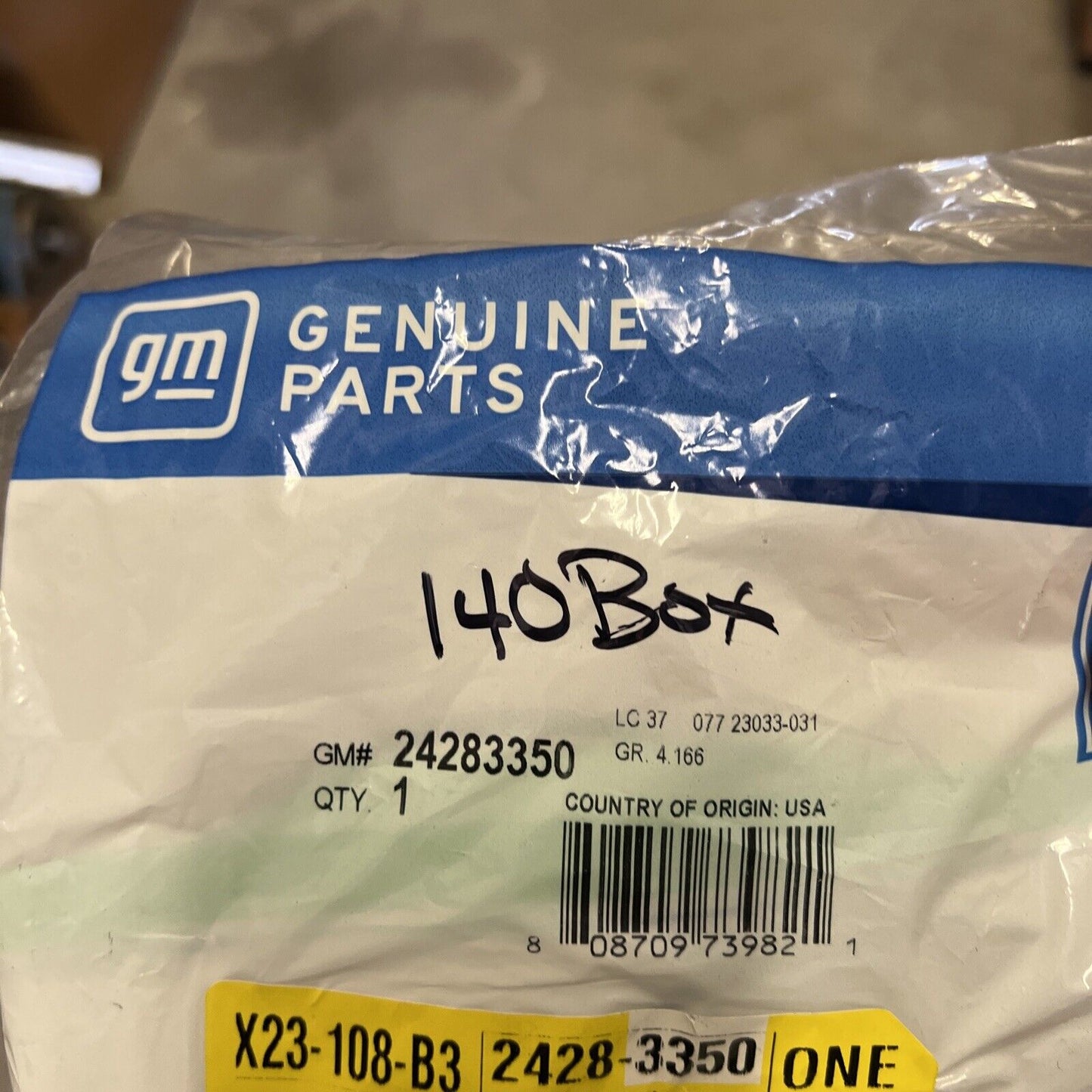 GM Automatic Transmission Dam Outer Seal 24283350