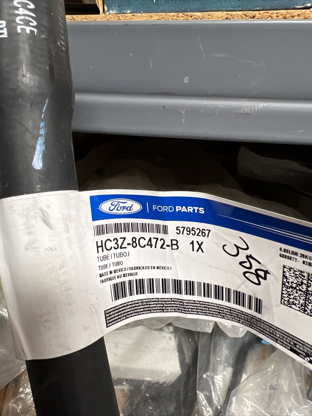 New OEM Genuine Ford F-250 Super Duty 17-22 Inlet Hose Tube Assembly HC3Z8C472B