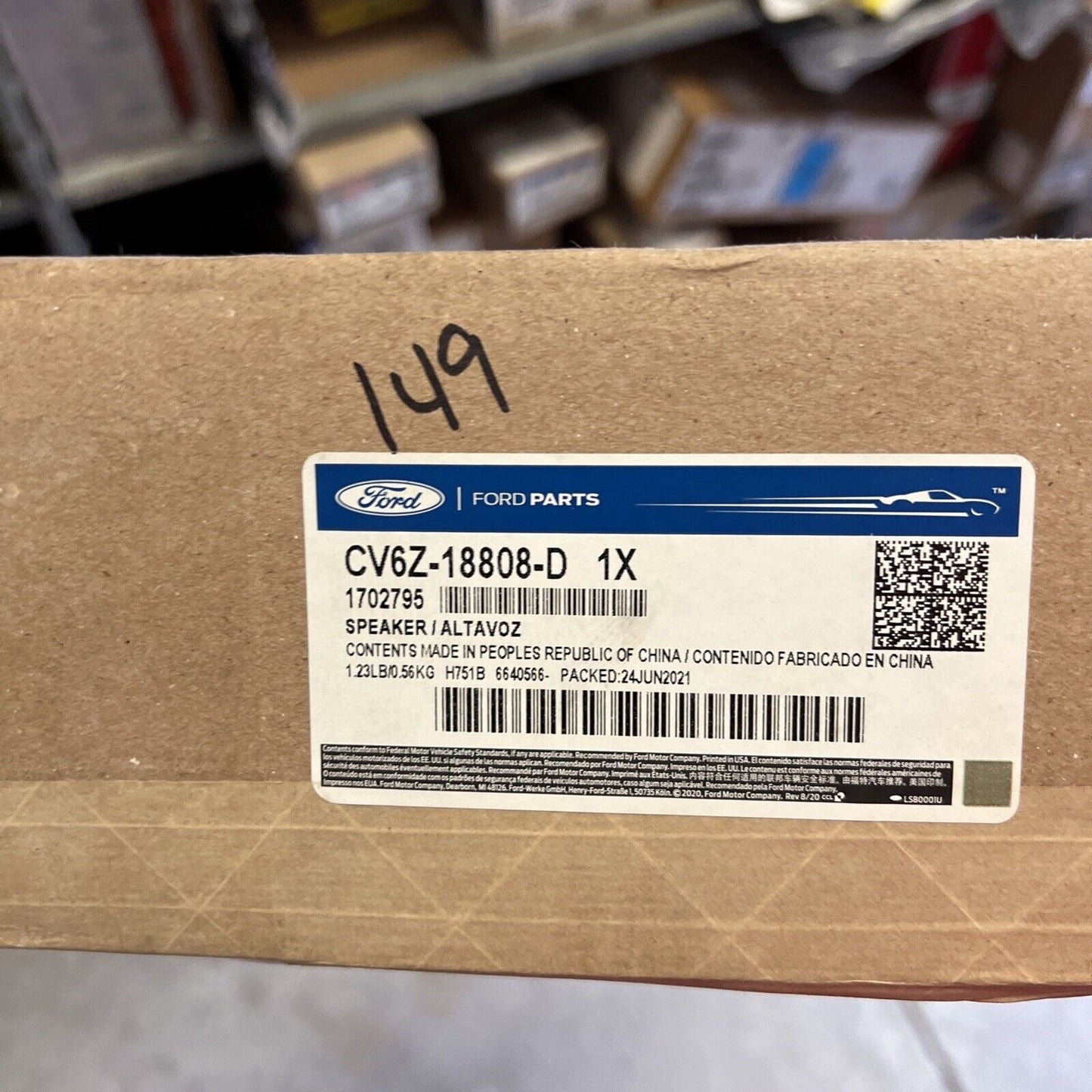 New OEM Genuine Ford 2012-2019 Transit-150 Speaker Assembly CV6Z18808D