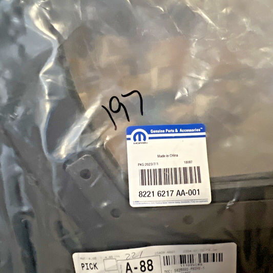 Genuine OEM Mopar Ram 1500 Front Heavy Duty Rubber Mud Flap 2019-2024 82216217AA