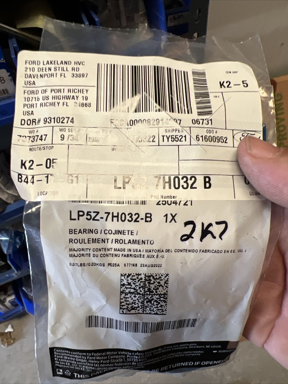 New OEM Genuine Ford Bearing Assembly Thrust LP5Z7H032B