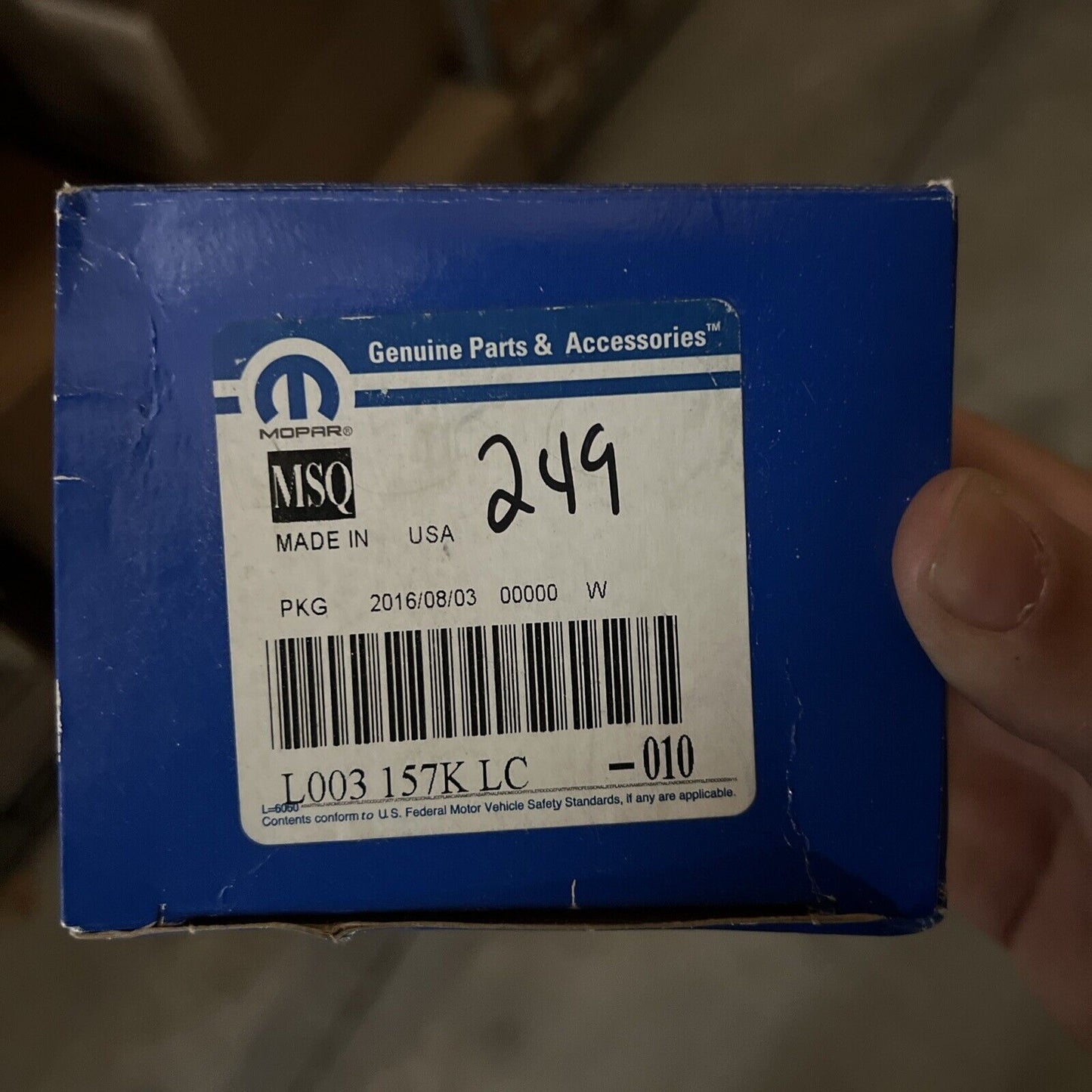 Genuine OEM Mopar Compass Signal Lamp Bulb 2014-2017 L003157KLC