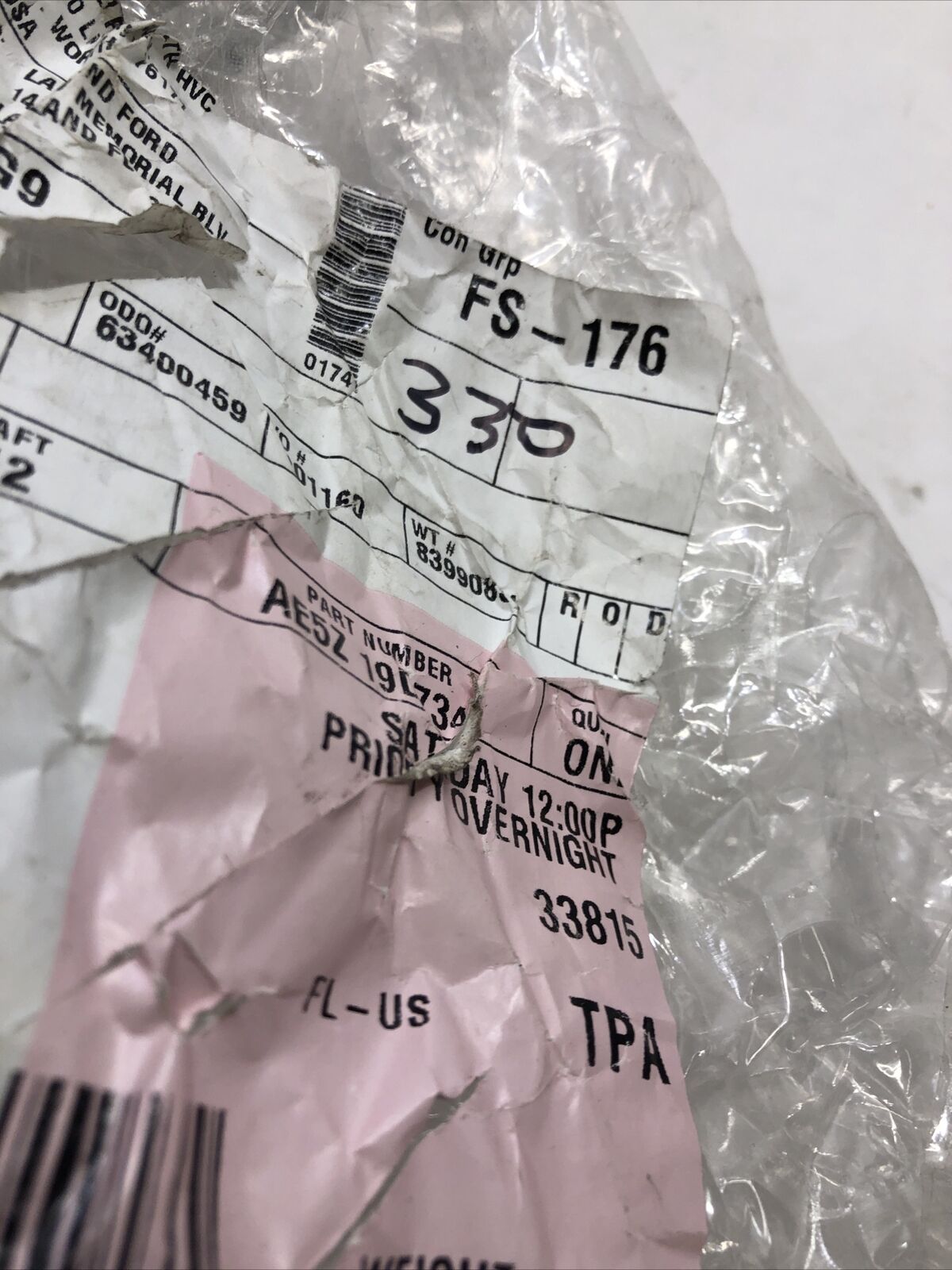 New OEM Ford 2010-2012 Ford Fusion A/C Refrigerant Suction Hose AE5Z-19D734-A