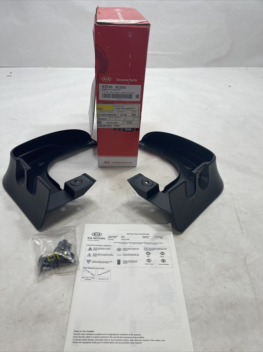 New OEM Genuine Kia Forte Koup 14-16 Front Splash Guards Mud Flaps A7F46AC000