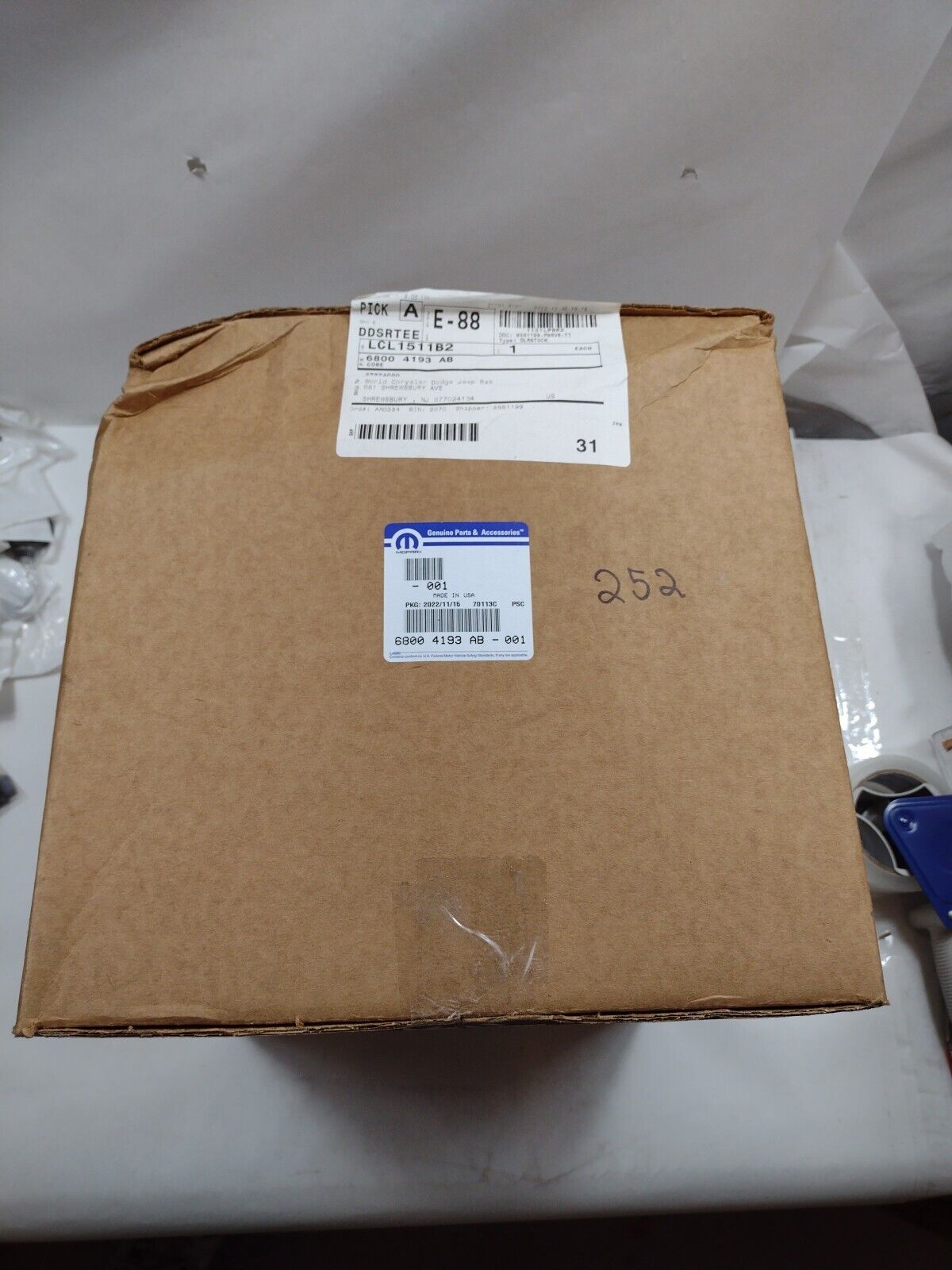 Genuine OEM Mopar Jeep Wrangler Heater Core 2007-2018 68004193AB