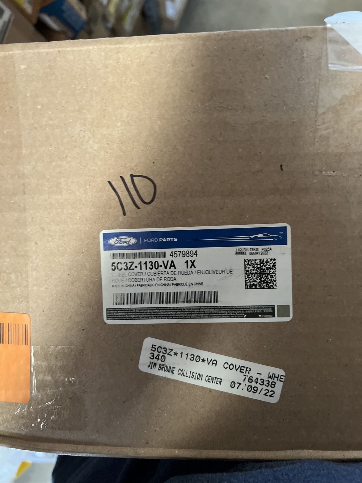 New OEM Genuine Ford F-250 Super Duty 2011-2016 Rear Wheel Center Cap 5C3Z1130VA