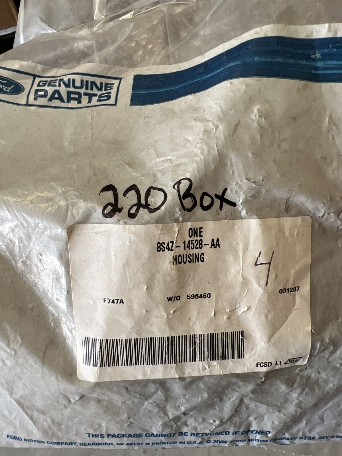 New OEM Ford Focus 2008-2011 Left Driver Side Switch Housing Bezel 8S4Z-14528-AA