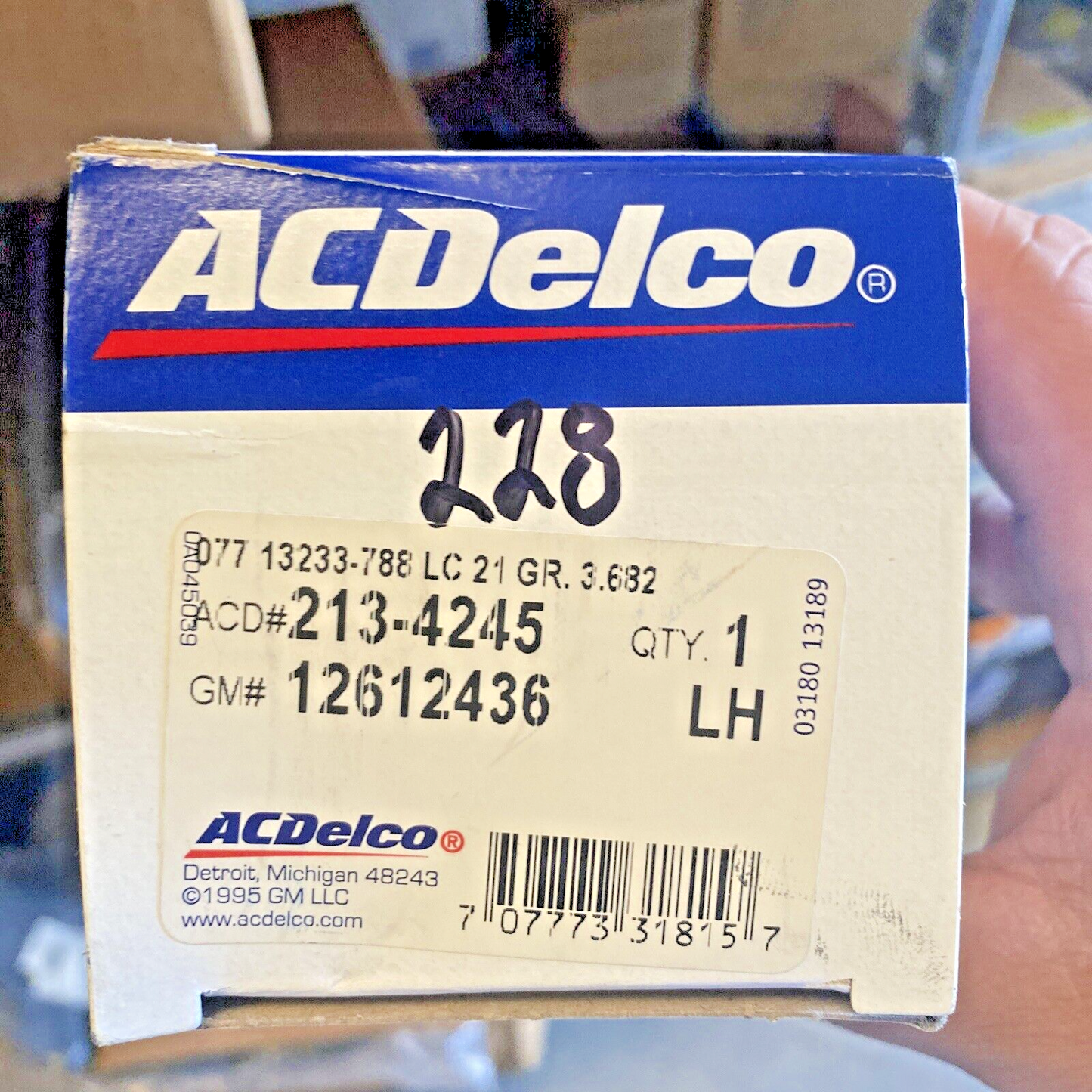 New OEM GM O2 Sensor Oxygen O2 Sensor 12612436 ACDelco 213-4245