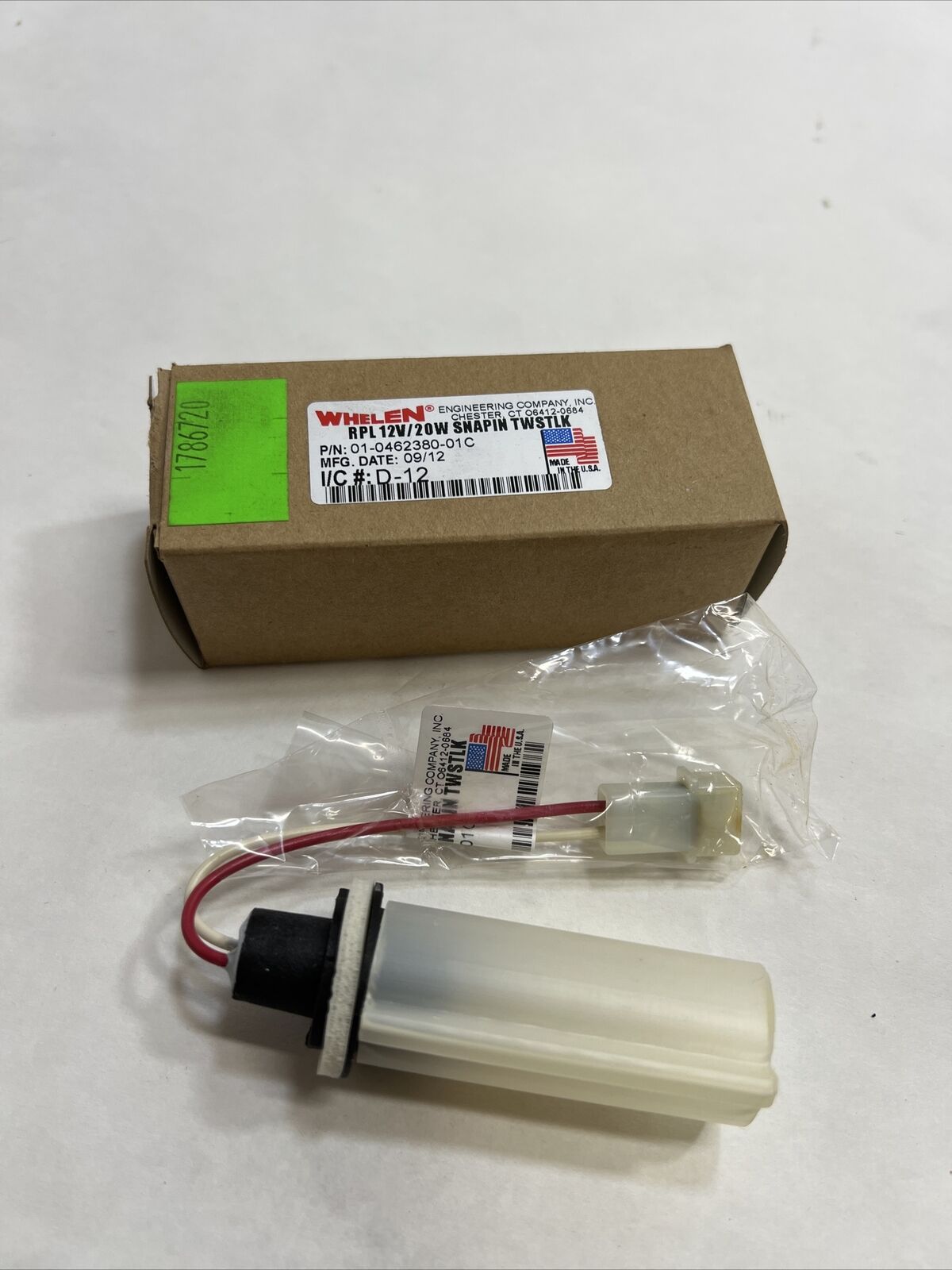 Whelen TA20TL12 Halogen Replacement Bulb 01-0462380-01C TA836A, TA837A, TA838A