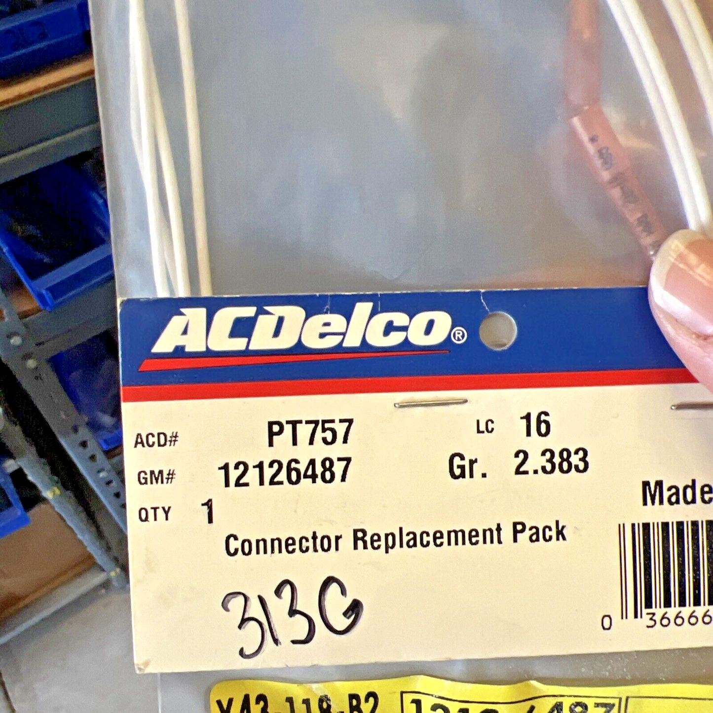 Genuine OEM GM ACDelco 88 Multi Purpose Pigtail Connector 92-06 PT757 12126487