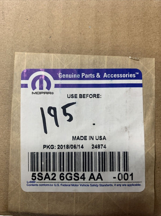 New OEM Mopar Dodge Challenger Fascia Decal Front 2015-18 5SA26GS4AA