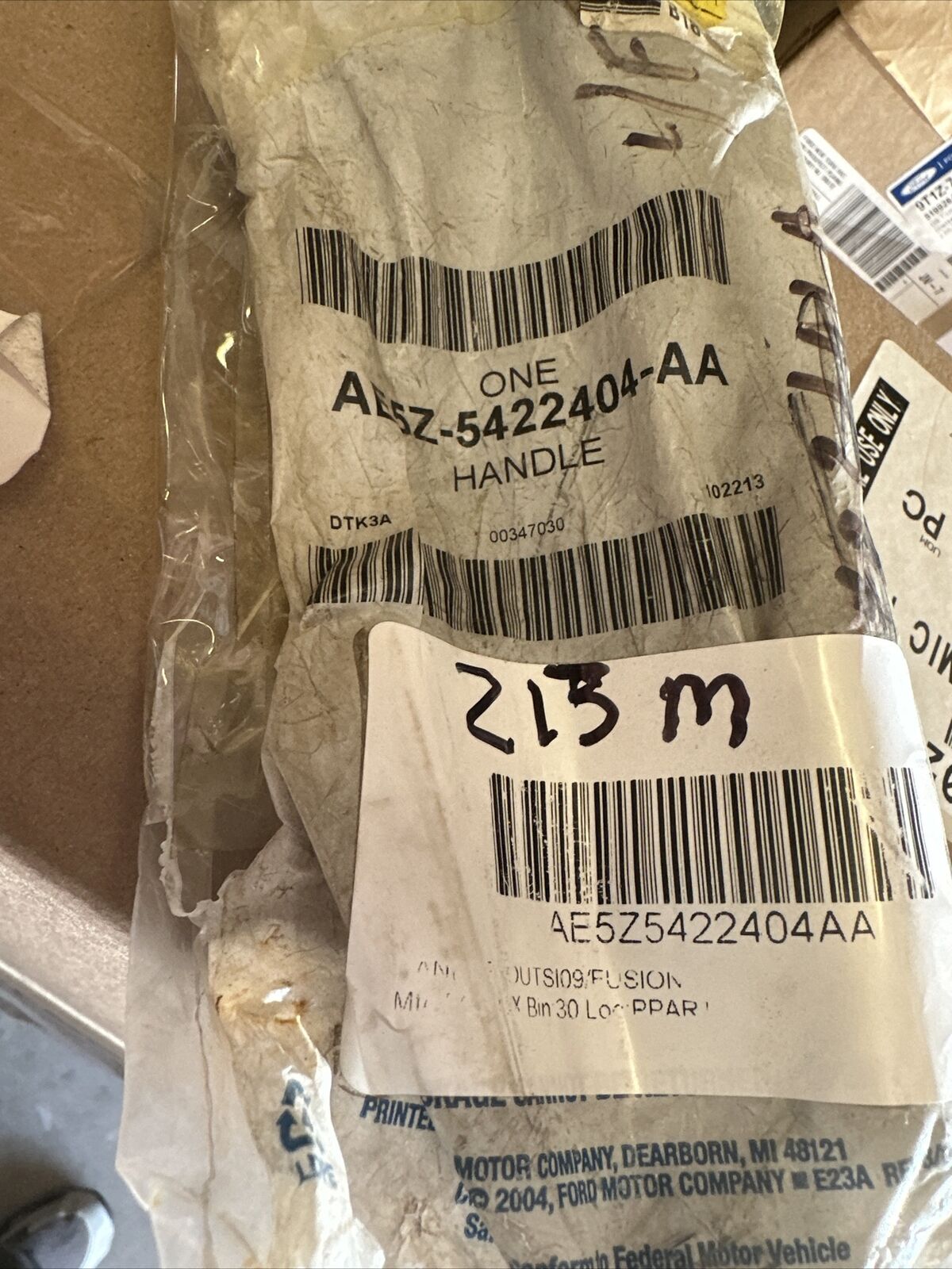 Genuine OEM Ford Handle Outside 06-12 AE5Z-5422404-AA