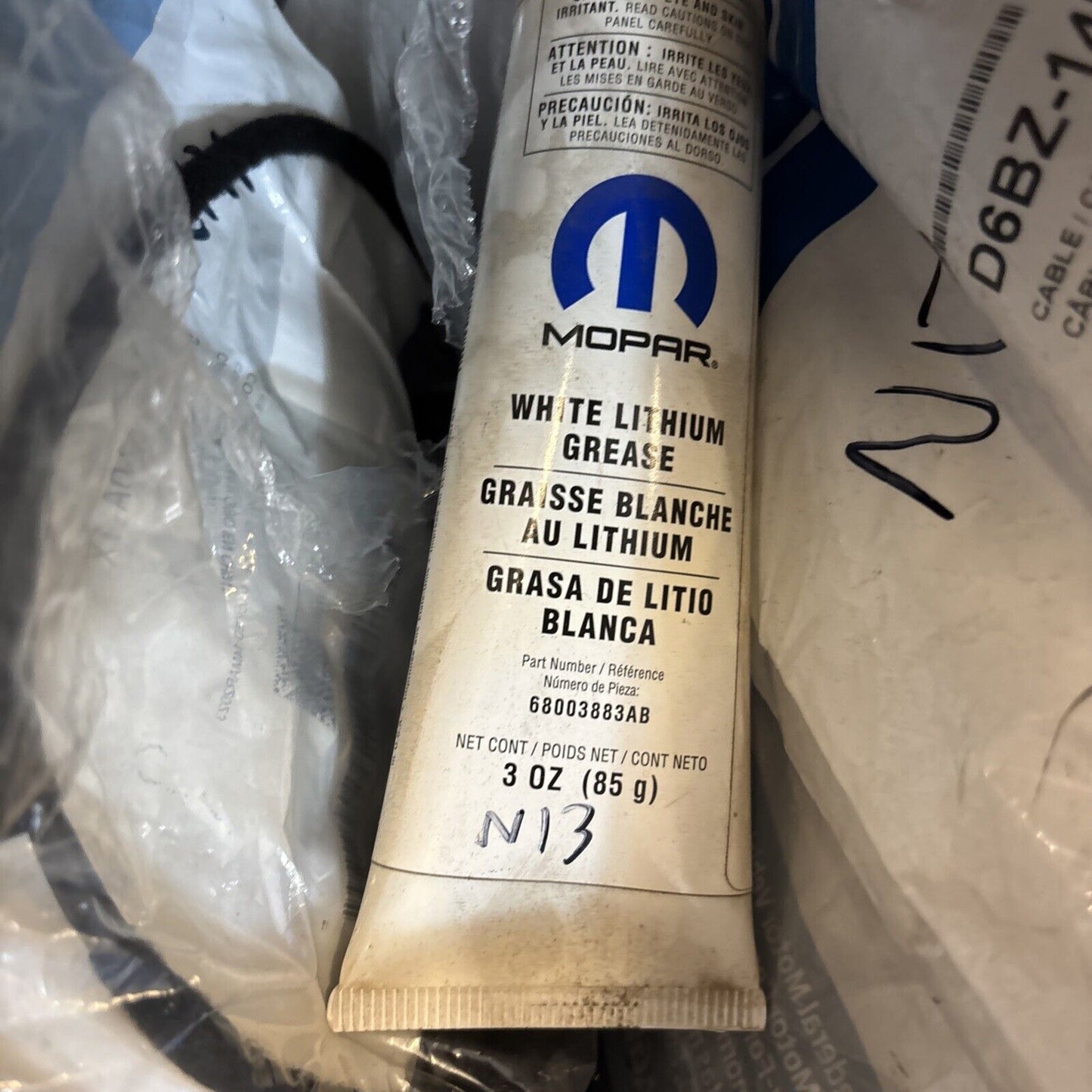 Genuine OEM Mopar White Lithium Grease 68003883AB