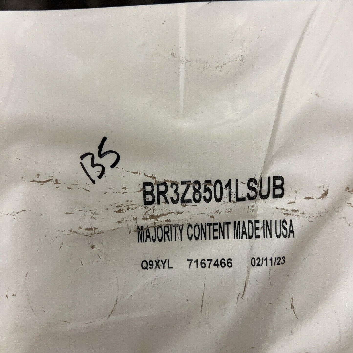 Genuine OEM Ford Water Pump Gasket BR3Z8501LSUB