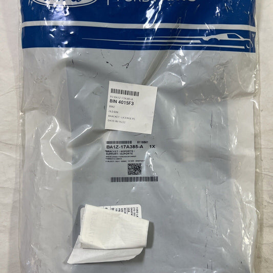 Genuine OEM MKX Front License Plate Mounting Bracket 2011-2015 BA1Z17A385A