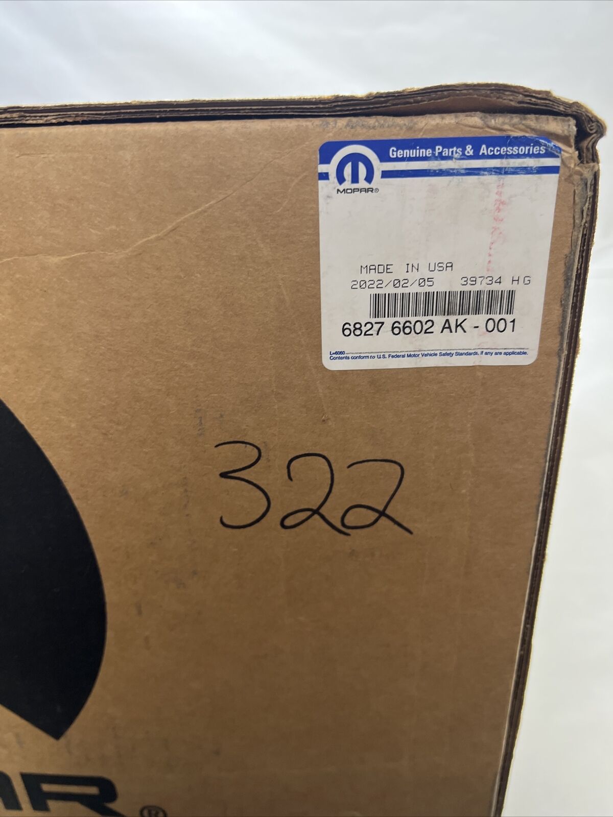 New OEM 2018-2022 Jeep wrangler Front Seat Cushion Frame 68276602AK