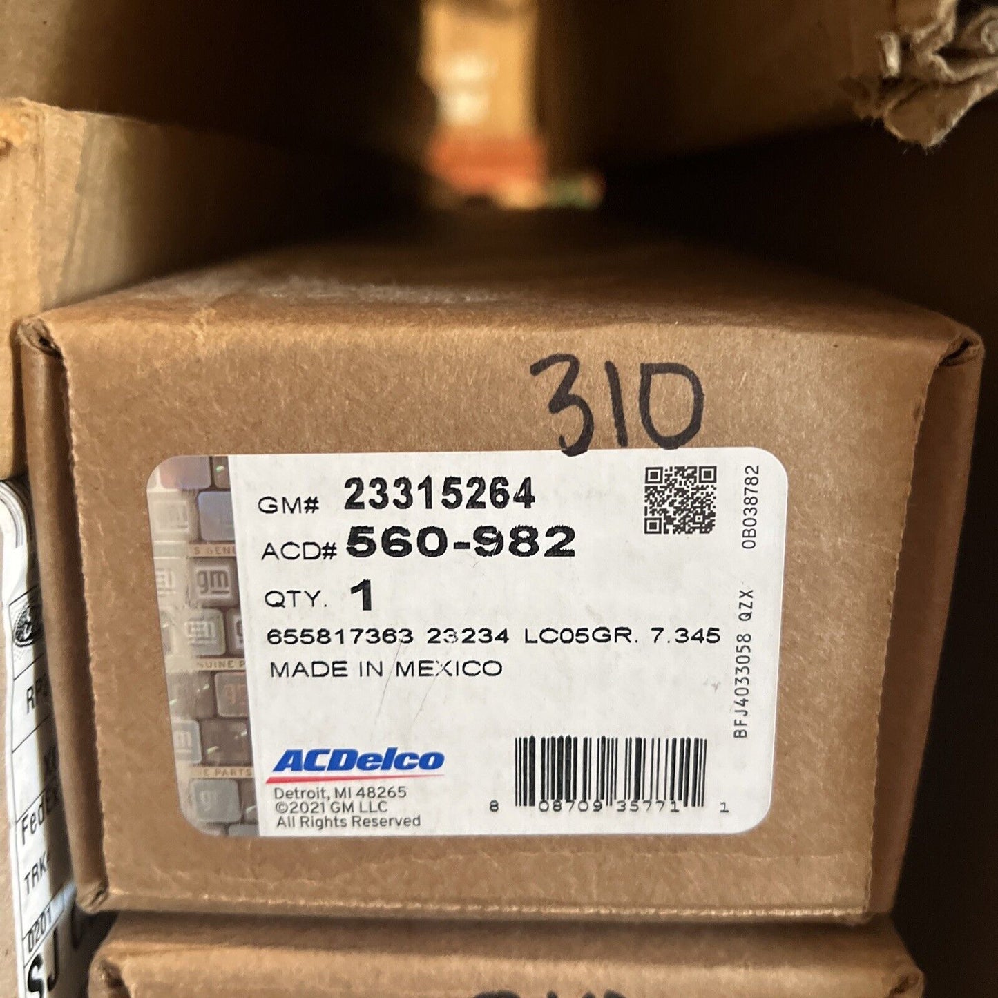 Genuine OEM GM ACDelco 560982 Suspension Shock Absorber