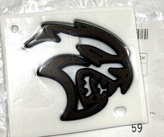 NEW OEM Mopar Dodge Hellcat Brass Monkey Left Fender Emblem Badge 68503028AA