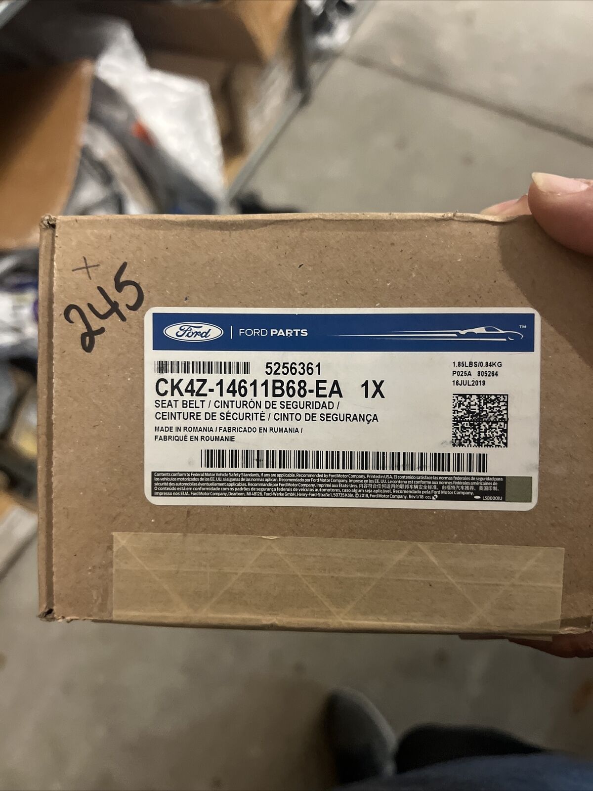 Genuine OEM Ford Transit-150 Center Seat Belt Assembly 2015-2023 CK4Z14611B68EA