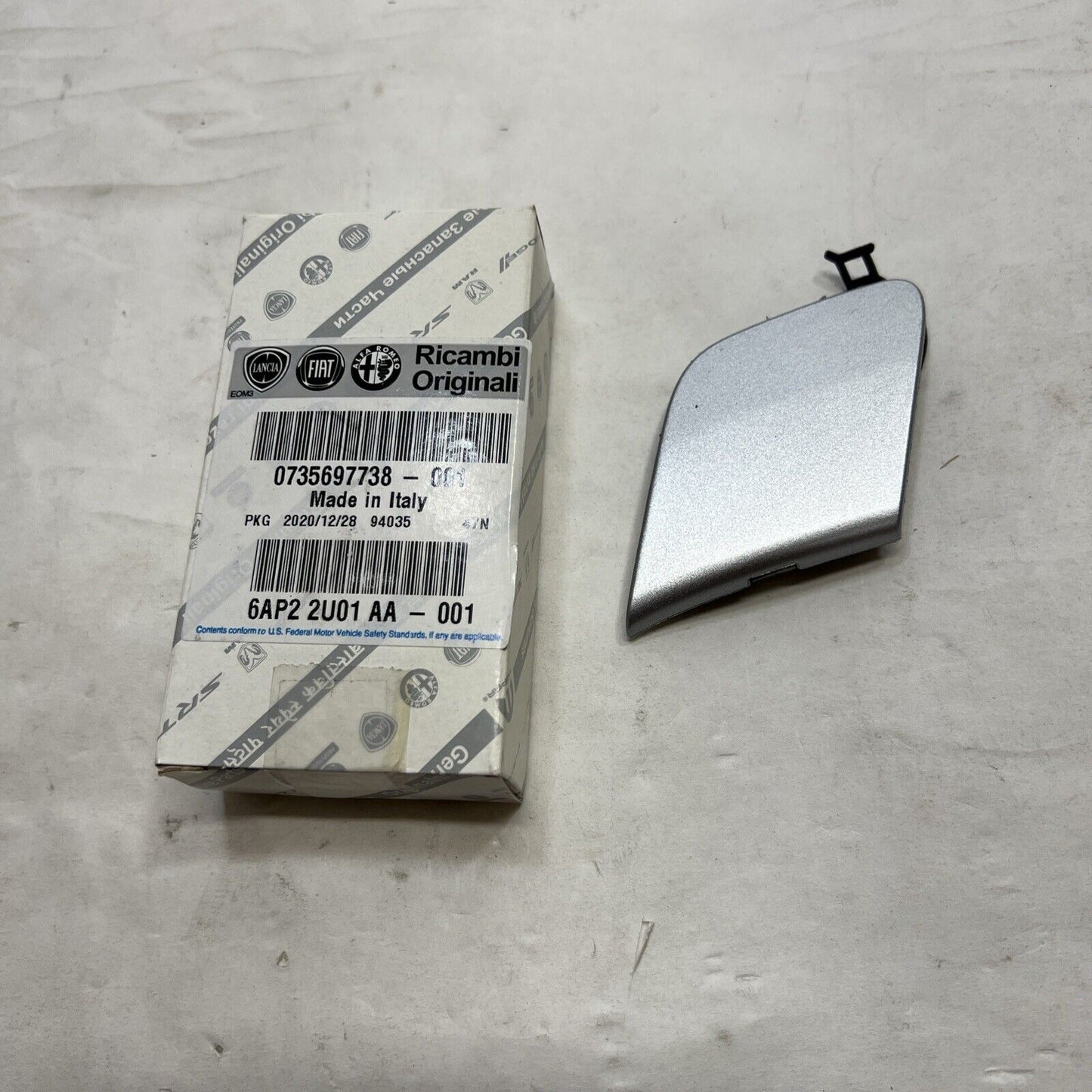 New OEM Genuine Mopar 500X 2019-2021 Tow Hook Cover 6AP22U01AA