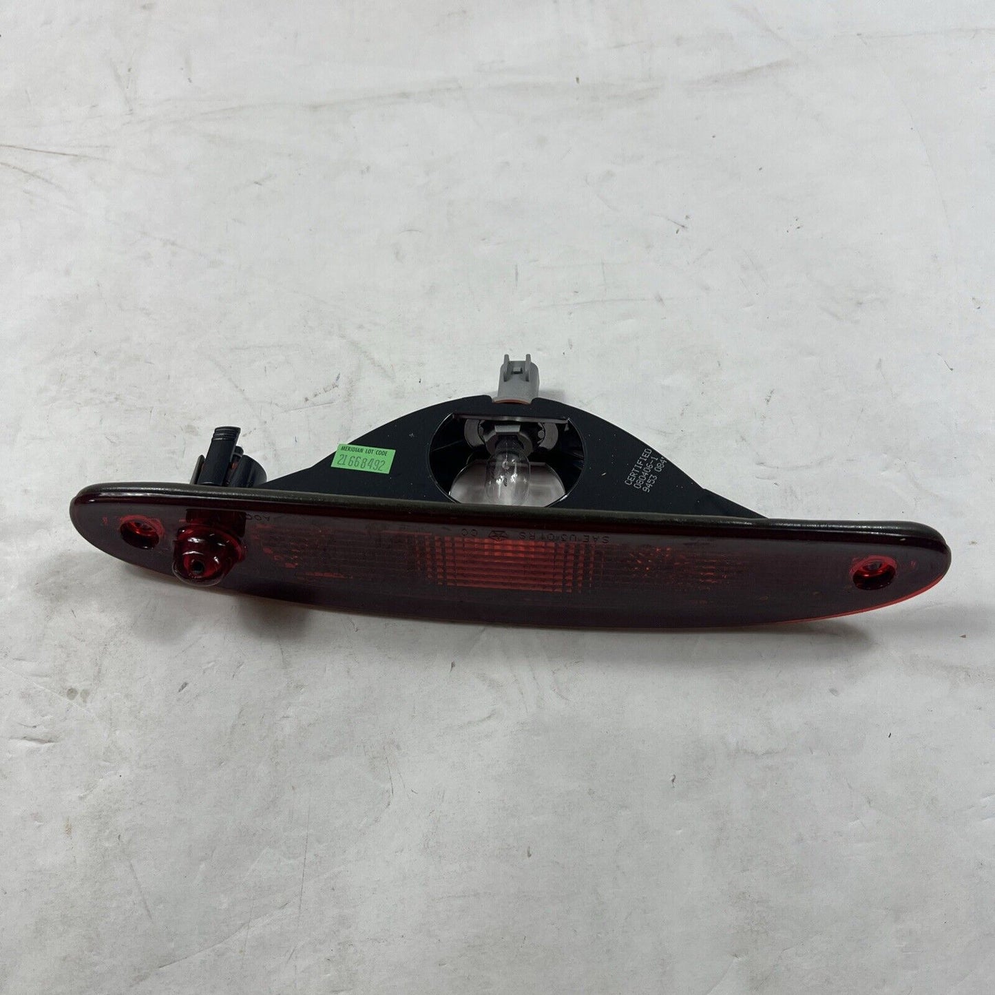 Genuine OEM Mopar Chrysler High Mount Top Center 3rd Third Brake Light 5113278AA