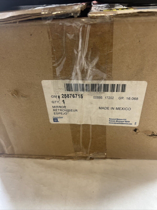 Genuine OEM GM Sierra Silverado Right Side Mirror NEW 1999-07 25876715