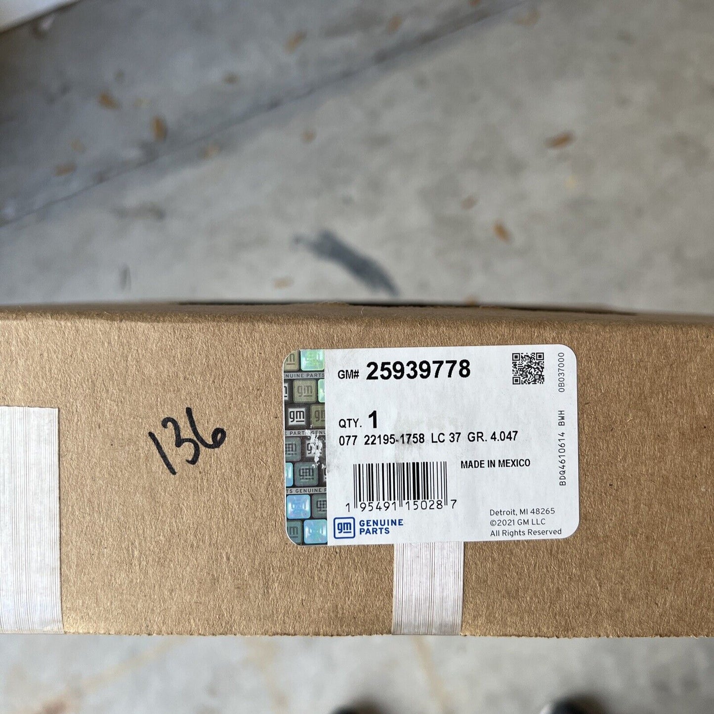 Genuine OEM GM Express 1500 Automatic Transmission Shifter Cable 03-09 25939778