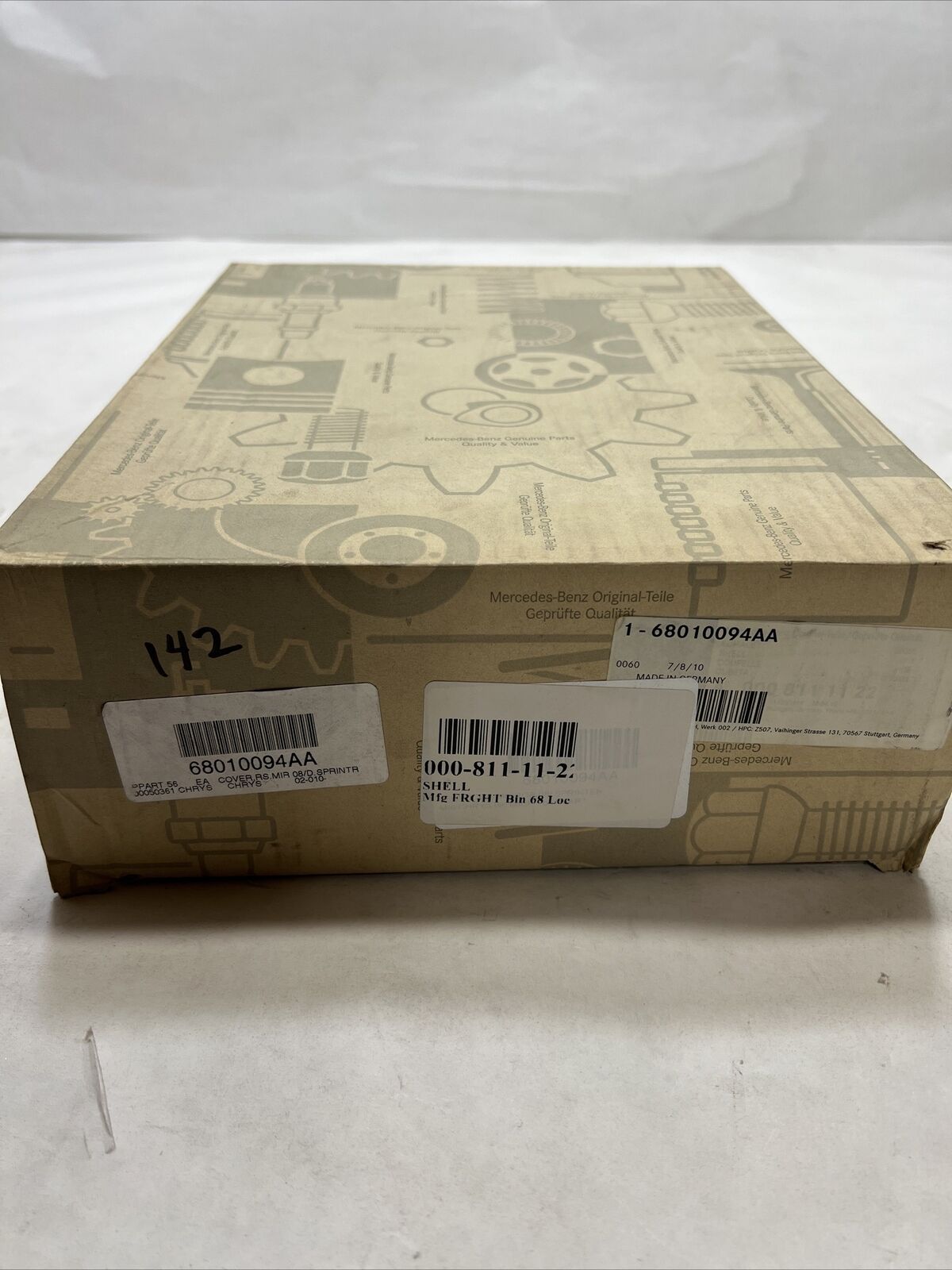 New OEM Genuine Mopar Dodge Sprinter Mirror Cover 68010094AA