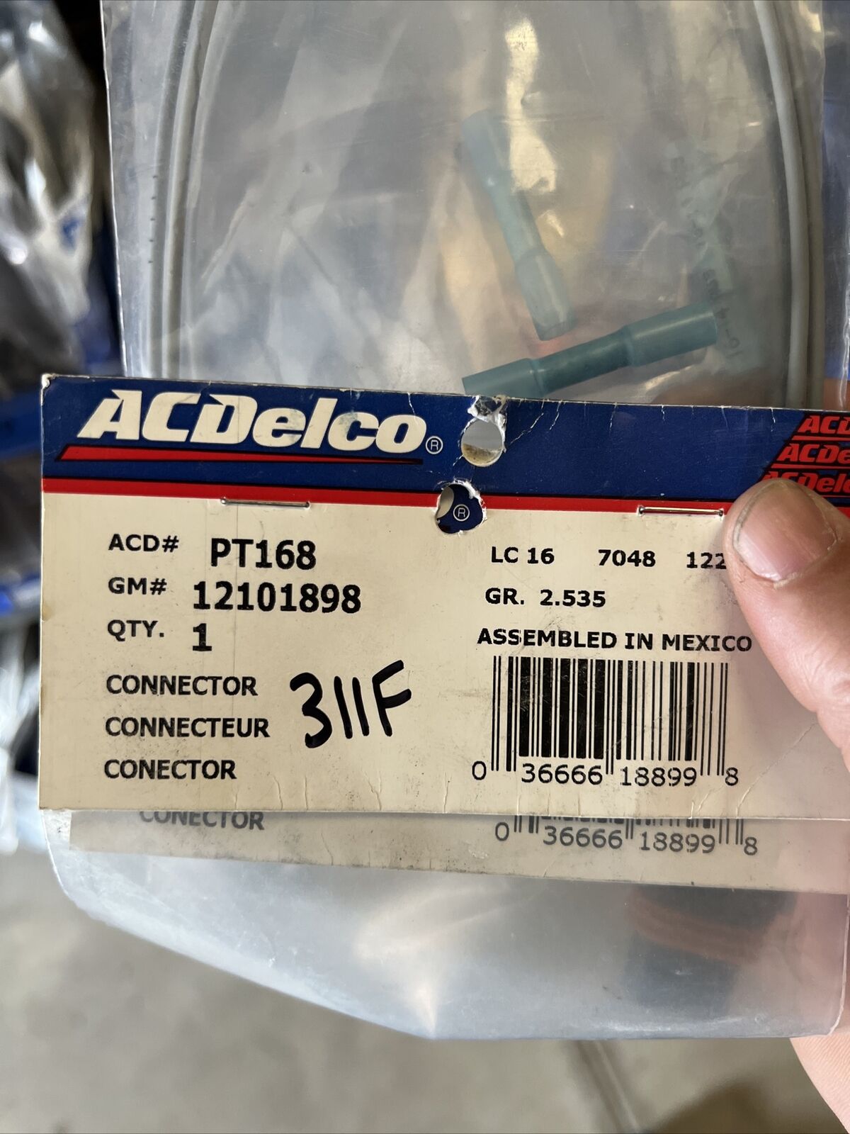 NEW ACDelco PT168 Headlight Wiring Connector Pigtail Chevy GMC Cadillac 1991-13
