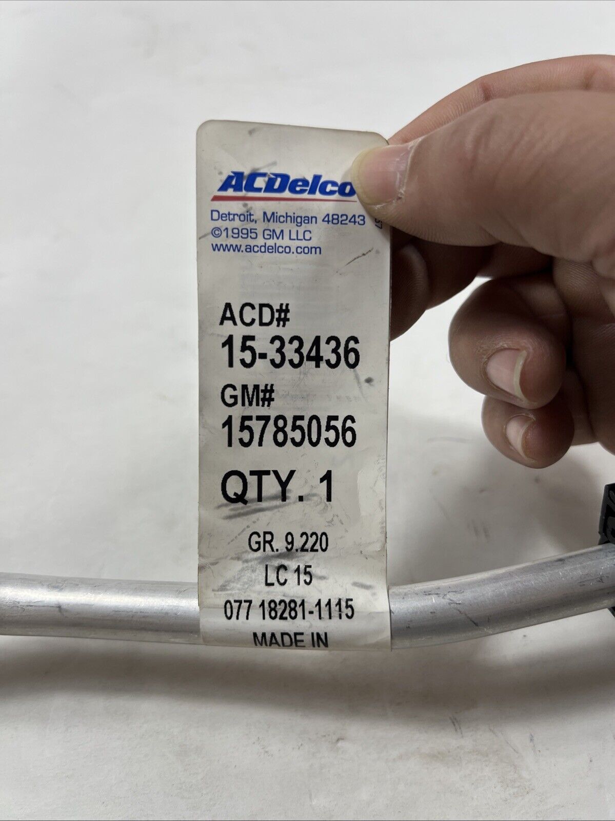 Genuine OEM GM Cadillac Escalade A/C Hose 1999-2006 15785056 ACDelco 15-33436