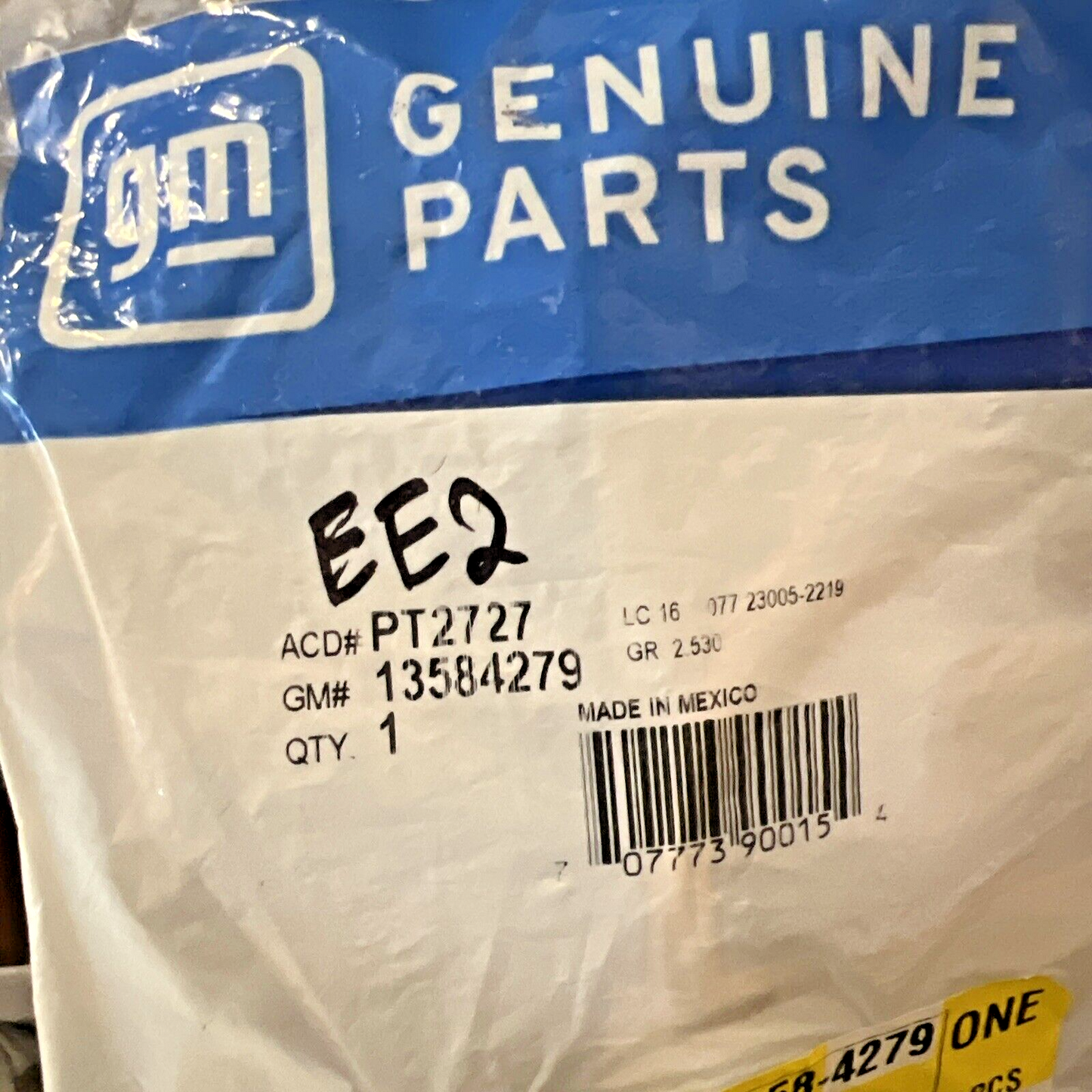 Genuine OEM GM ACDelco Chevrolet Spark Headlamp Wiring Connector 11-21 PT2727