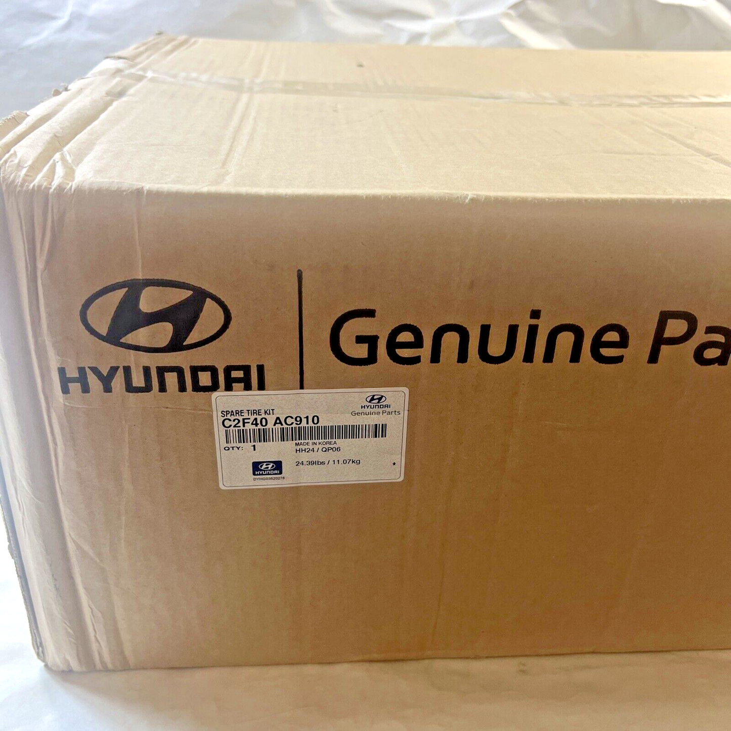 Genuine OEM Hyundai Sonata Spare Tire Kit 2014-2017 C2F40AC910