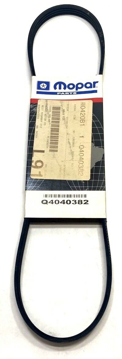 New OEM Mopar V Belt Q4040382
