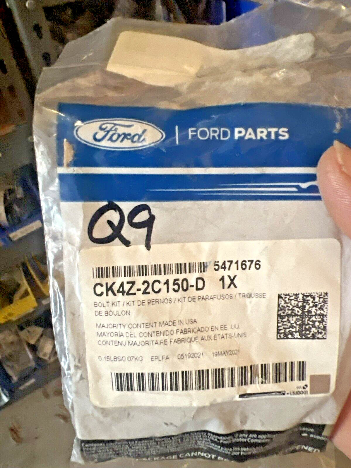 Genuine OEM Ford Transit Disc Brake Caliper Pin Bolt 2015-2024 CK4Z2C150D