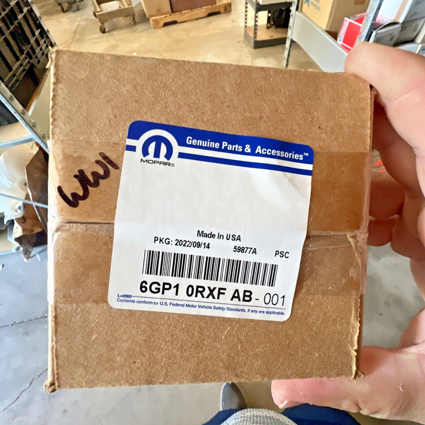 Genuine OEM Mopar Jeep Wrangler Front Fender Decal Sticker Emblem 6GP10RXFAB