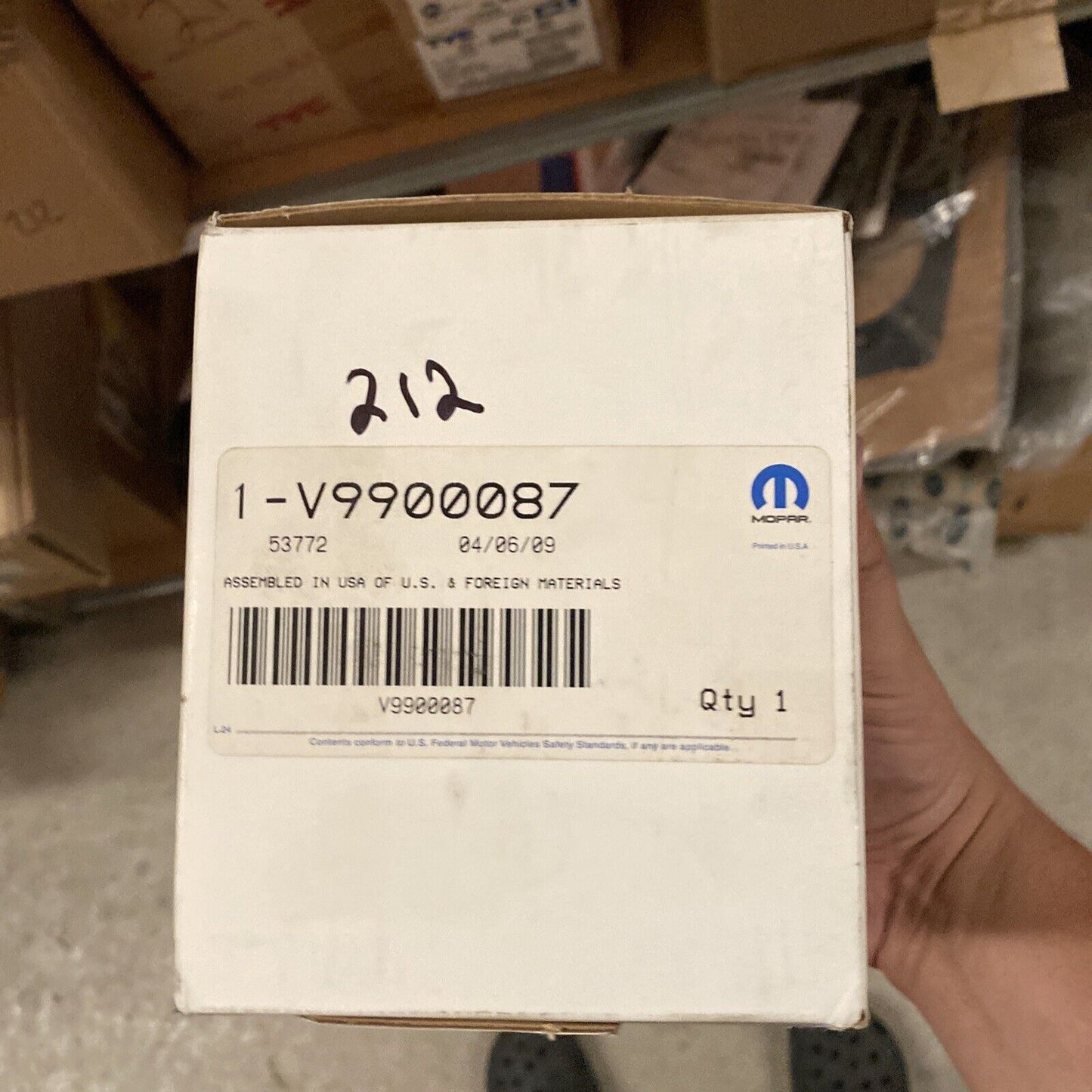 New OEM Mopar Water Pump 1-V9900087
