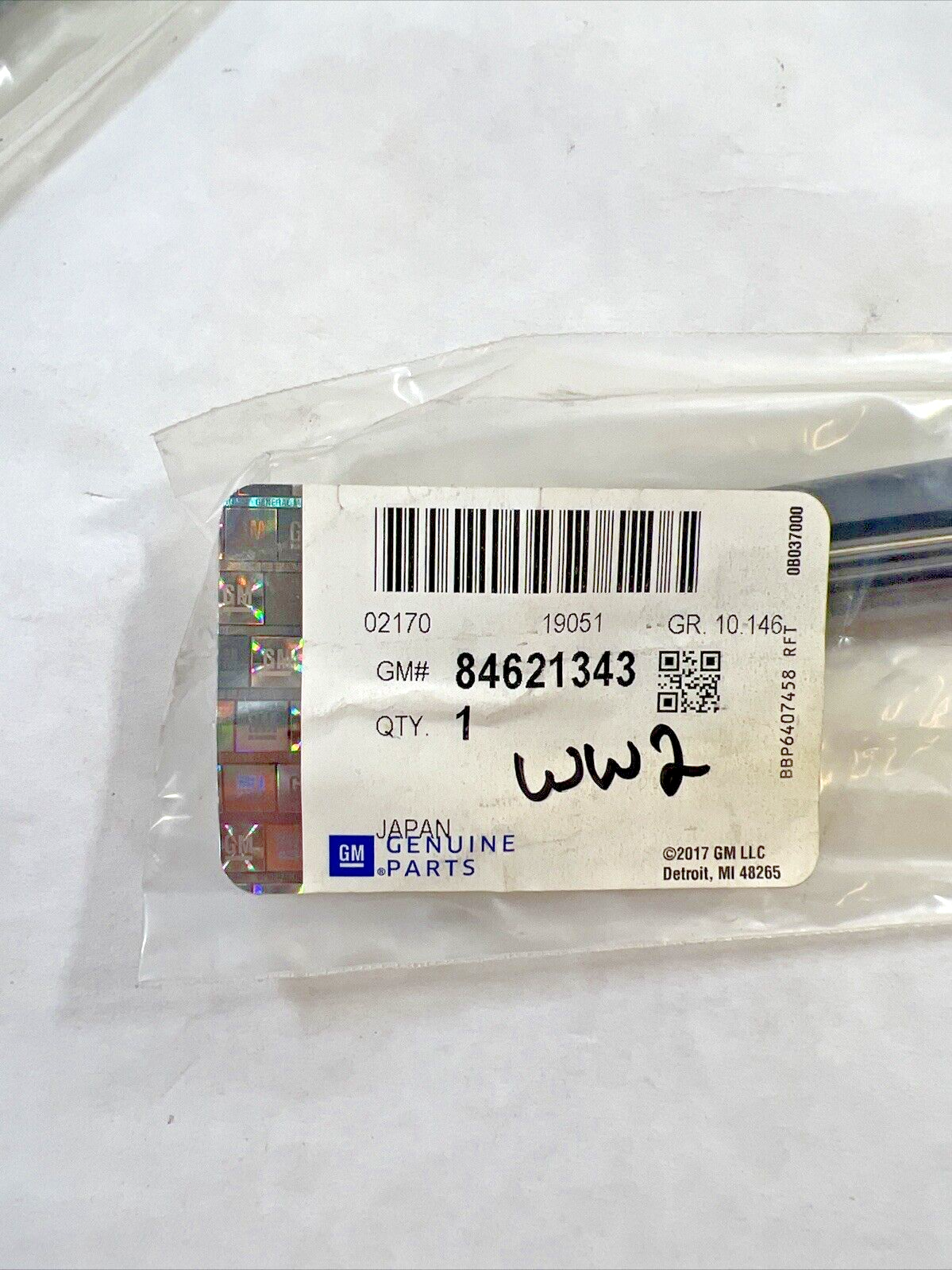 Genuine OEM GM Cadillac XTS Driver Side Windshield Wiper Blade 10-19 84621343