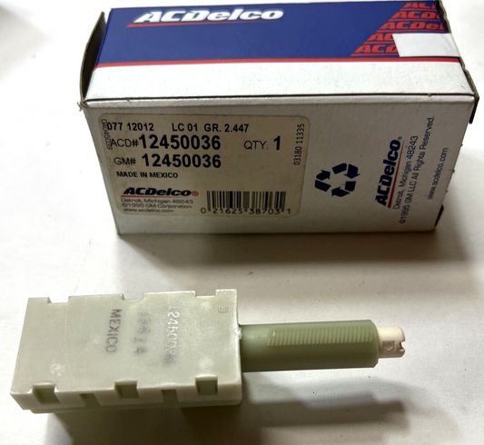 New OEM Genuine GM ACDelco Brake Light & Cruise Control Release Switch 12450036