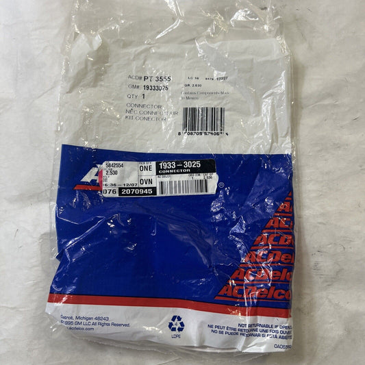 Genuine OEM GM ACDelco Body Wiring Harness Connector 2016-2024 PT3555 19333025