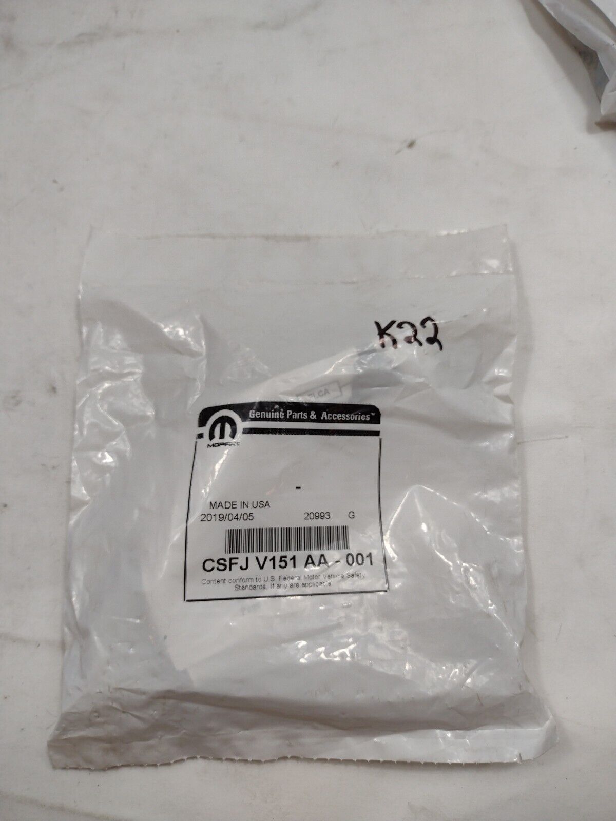 Genuine OEM Mopar Joint CSFJV151AA