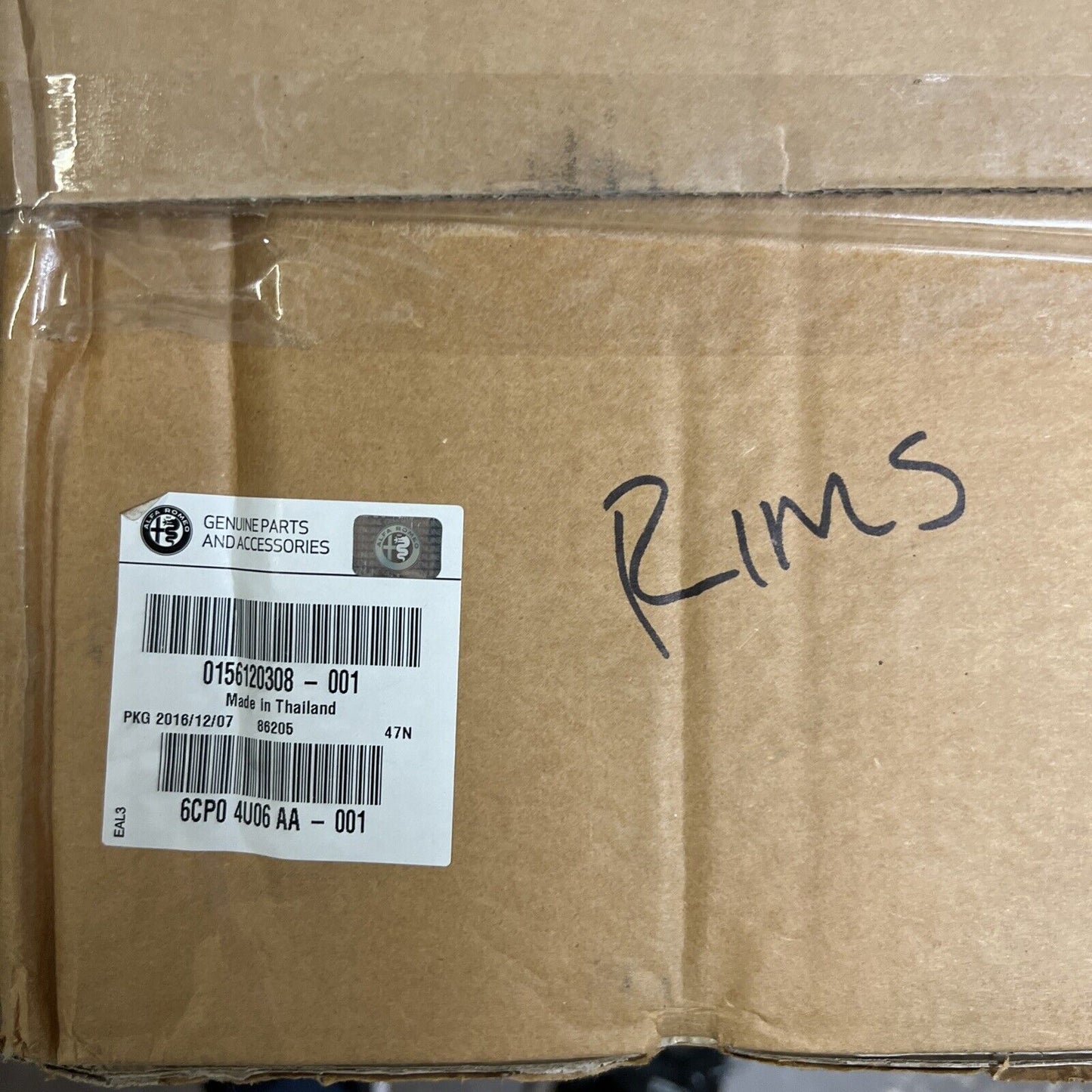 New OEM Genuine 17” Alfa Romeo GIULIA Wheel 2017-2019 Rim 10 Spoke 6CP04U06AA