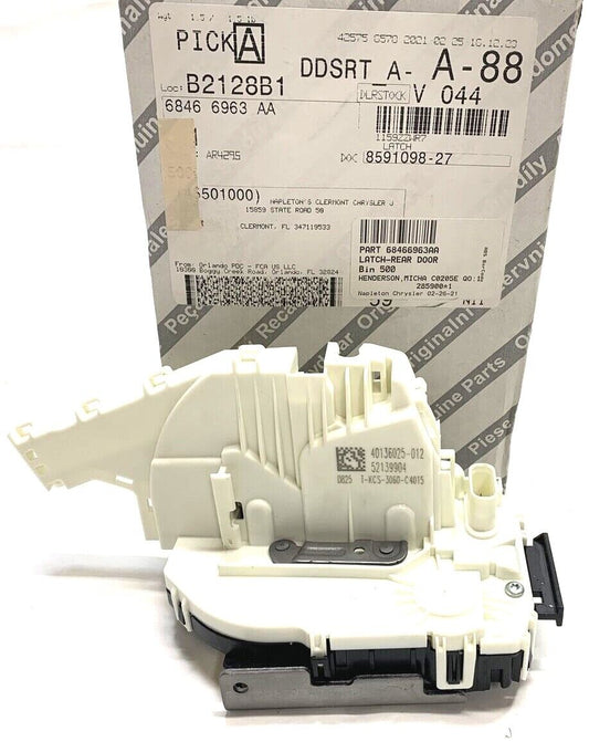 New OEM Mopar Rear Door Latch Driver Side Cherokee 2011-21 68466963AA
