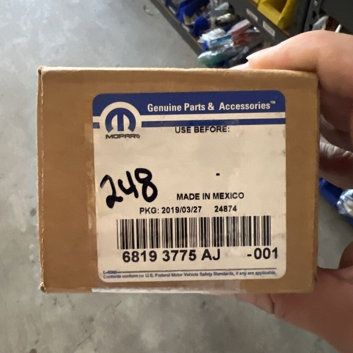 Genuine OEM Mopar Parking Assist Module 2021-2023 68193775AJ