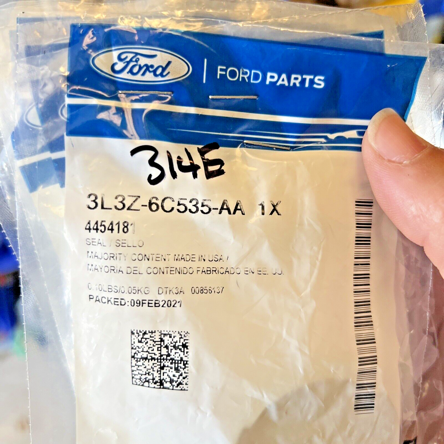 New OEM Genuine Ford F-250 Super Duty 2008-2010 Solenoid Seal 3L3Z6C535AA