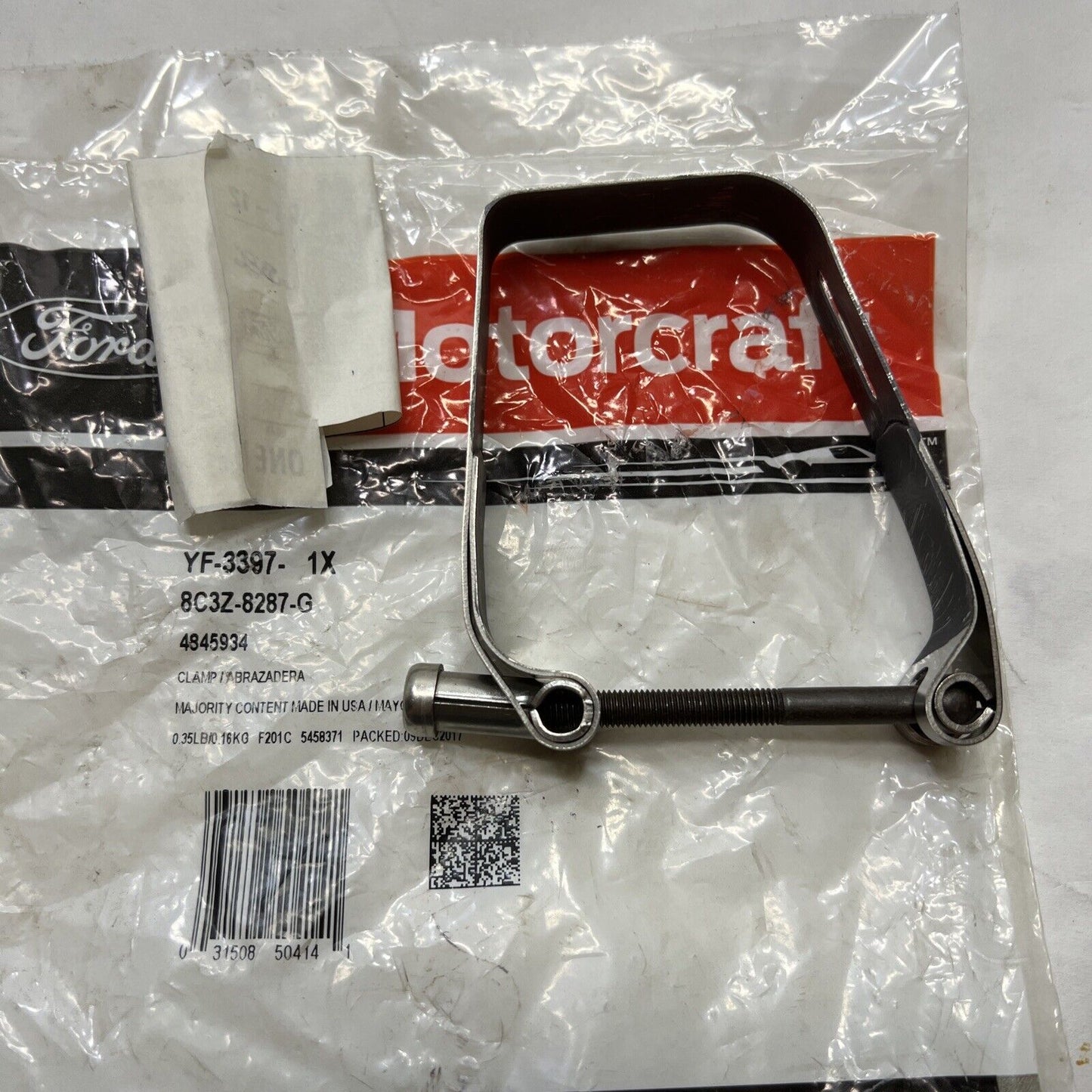 Hose Clamp Left Motorcraft YF-3397