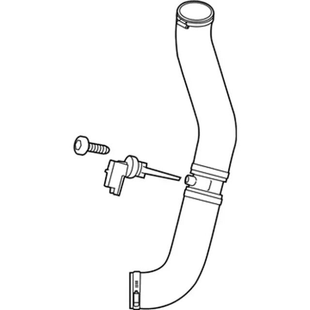 Genuine OEM Ford Transit-150 Turbo Turbocharger Intercooler-Air Hose CK4Z6C640D